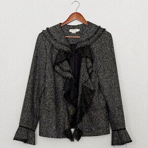 Ruffle Blazer